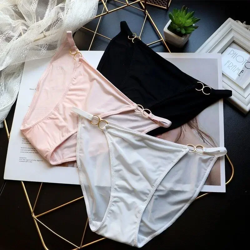 Women Thin Belt Hoop Sexy Silky Ladies Low Waist Underwear Women Ice Silk Women's Briefs Panties lingeries panties for women
Women Thin Belt Hoop Sexy Silky Ladies Low Waist Underwear Women Ice Silk Women's Briefs Panties lingeries panties for women