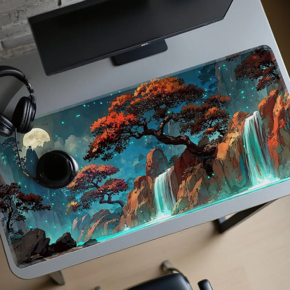 Game mouse pad,vivid tree and waterfall scenes,anime aesthetic desig pc accessories alfombrillas para escritorio tapis de souris
Game mouse pad,vivid tree and waterfall scenes,anime aesthetic desig pc accessories alfombrillas para escritorio tapis de souris