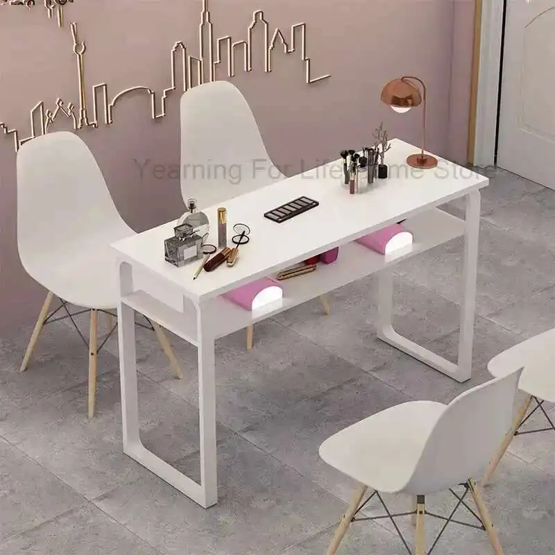 White Workstation Nail Desk Design European Wooden Organiser Nail Desk Luxury Nordic Tavolo Manicure Professionale Furniture
White Workstation Nail Desk Design European Wooden Organiser Nail Desk Luxury Nordic Tavolo Manicure Professionale Furniture