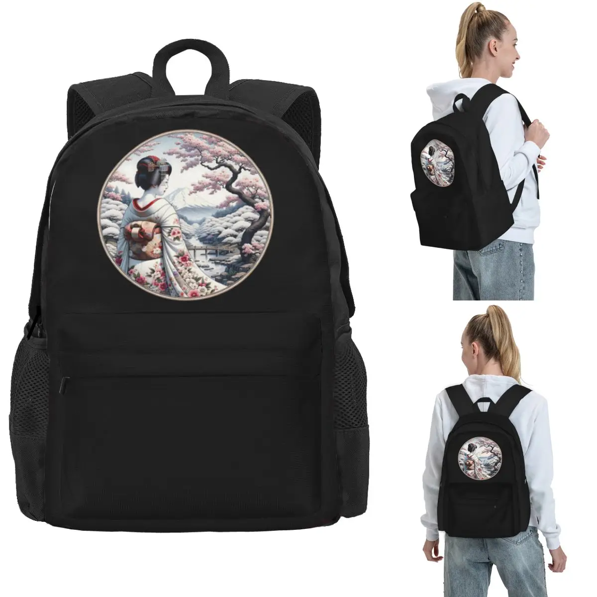 Japanese Art Style Cherry Blossom Backpack Hot Sale Daypack Large Capacity Kids BookBag School Bag Shoulder Bags for Men Women
Japanese Art Style Cherry Blossom Backpack Hot Sale Daypack Large Capacity Kids BookBag School Bag Shoulder Bags for Men Women