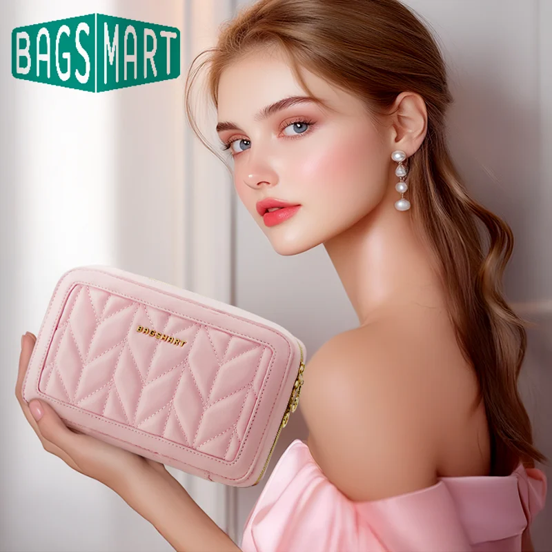 BAGSMART Jewelry Organizer Travel Case for Women Earrings Necklace Bracelet Ring Storage Box Portable Display Jewelry Bags
BAGSMART Jewelry Organizer Travel Case for Women Earrings Necklace Bracelet Ring Storage Box Portable Display Jewelry Bags