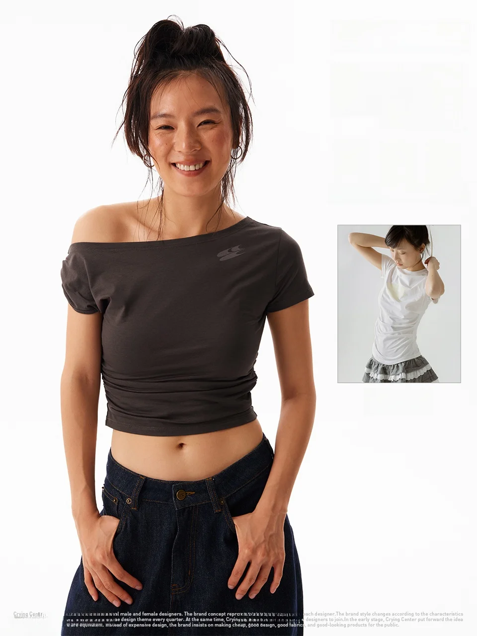 Женская футболка Crnenter Cool Sensation Series с асимметричным плечом, коротким рукавом, из модала и лиоцелла, повседневная, свободного кроя, S...
Женская футболка Crnenter Cool Sensation Series с асимметричным плечом, коротким рукавом, из модала и лиоцелла, повседневная, свободного кроя, S...