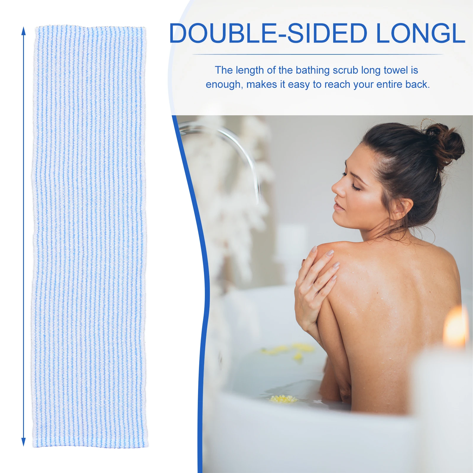 Bath Towel Shower Exfoliating Cloth Long Bathing Mud Scrub Rubbing Washcloth Towels
Bath Towel Shower Exfoliating Cloth Long Bathing Mud Scrub Rubbing Washcloth Towels