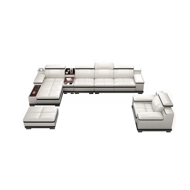 #European Microfiber Leather Sofa Modern Minimalist Multifunctional Living Room L-shaped French Sofa Chair Family Villa
#European Microfiber Leather Sofa Modern Minimalist Multifunctional Living Room L-shaped French Sofa Chair Family Villa