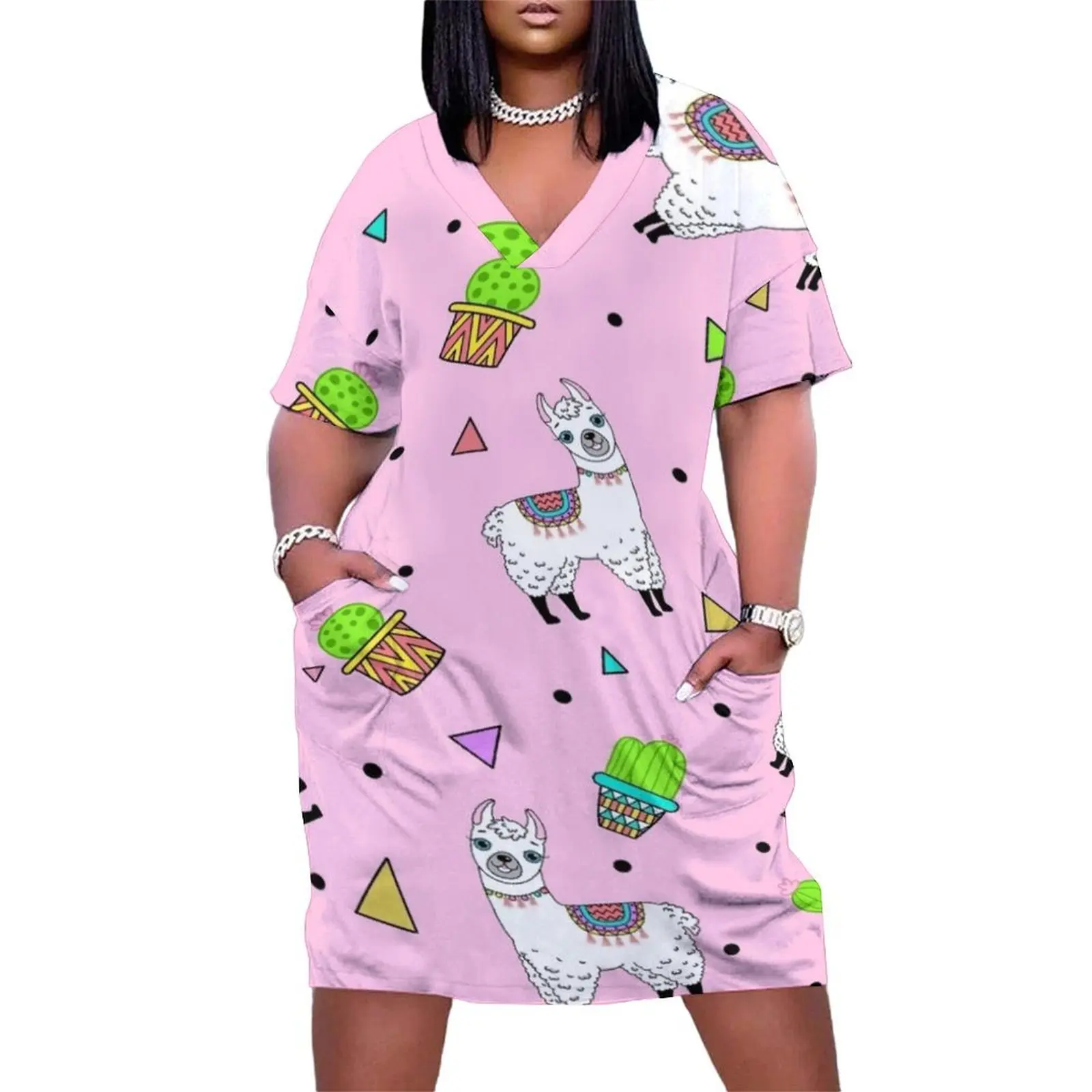 Llamas and Cactus Loose Pocket Dress wedding guest dress 2025 dresses for woman evening dresses luxury 2025
Llamas and Cactus Loose Pocket Dress wedding guest dress 2025 dresses for woman evening dresses luxury 2025