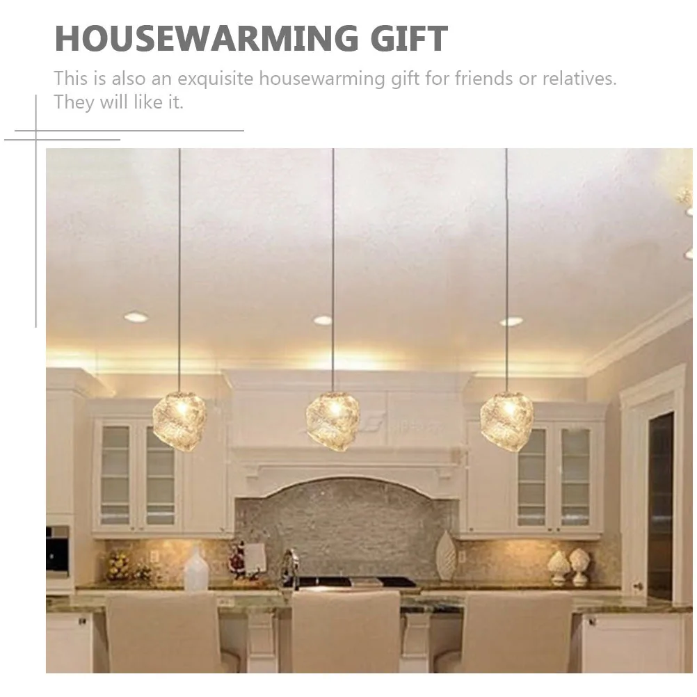 Ice Cube Glass Chandelier Nordic Style Elegant Hanging Ceiling Light for Bedroom Corridor Balcony Modern Pendant Lamp
Ice Cube Glass Chandelier Nordic Style Elegant Hanging Ceiling Light for Bedroom Corridor Balcony Modern Pendant Lamp