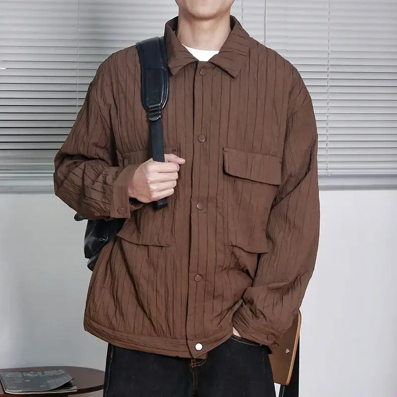 2024 Men High Street Ins Trendy Vintage Jacket Mens Spring Autumn Workwear Jacket Male Korean Trendy Loose Coats Outwear
2024 Men High Street Ins Trendy Vintage Jacket Mens Spring Autumn Workwear Jacket Male Korean Trendy Loose Coats Outwear