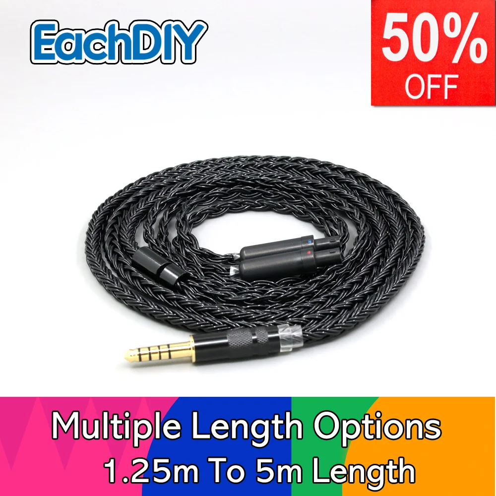 16 Core Black Braided Earphone Cable For HD820 Dharma D1000 Sennheiser HD800 HD800s HD820s Headphone LN008865
16 Core Black Braided Earphone Cable For HD820 Dharma D1000 Sennheiser HD800 HD800s HD820s Headphone LN008865