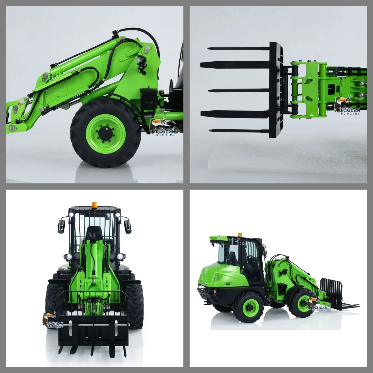 1/14 Metal LESU AT1050 RTR Hydraulic RC Telescopic Arm Loader Forklift Truck I6S Light Sound TOUCAN DIY Painted Boys Toys
1/14 Metal LESU AT1050 RTR Hydraulic RC Telescopic Arm Loader Forklift Truck I6S Light Sound TOUCAN DIY Painted Boys Toys