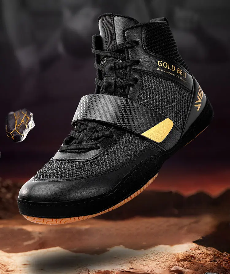 Professional Boxing Sneakers Mens Black Red Wrestling Boots Mens Athletic Sports Fitness Training Shoes
Professional Boxing Sneakers Mens Black Red Wrestling Boots Mens Athletic Sports Fitness Training Shoes