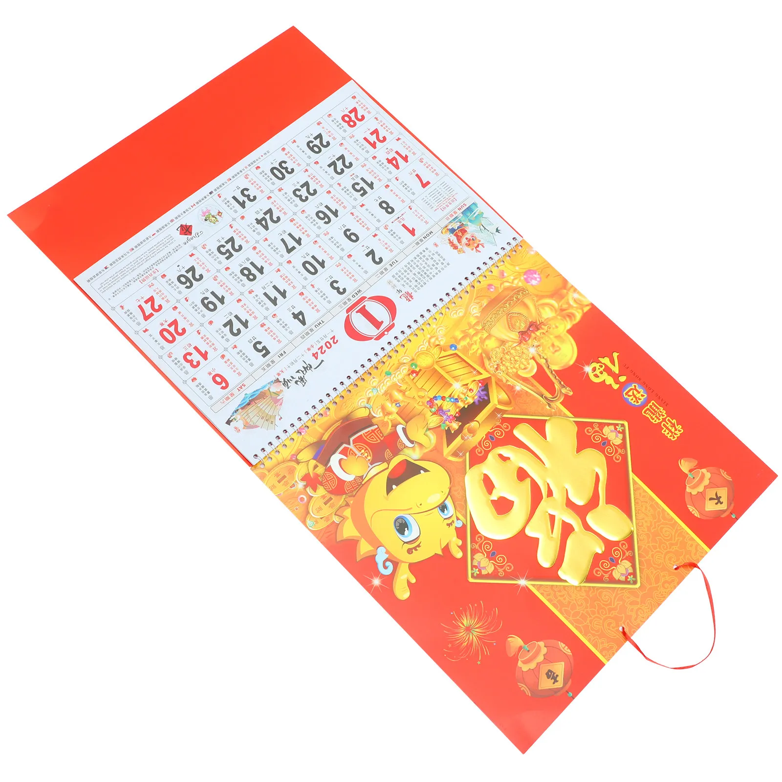 Chinese Traditional Calendar China Lunar Year New Decor Red Style Hanging Decoration
Chinese Traditional Calendar China Lunar Year New Decor Red Style Hanging Decoration