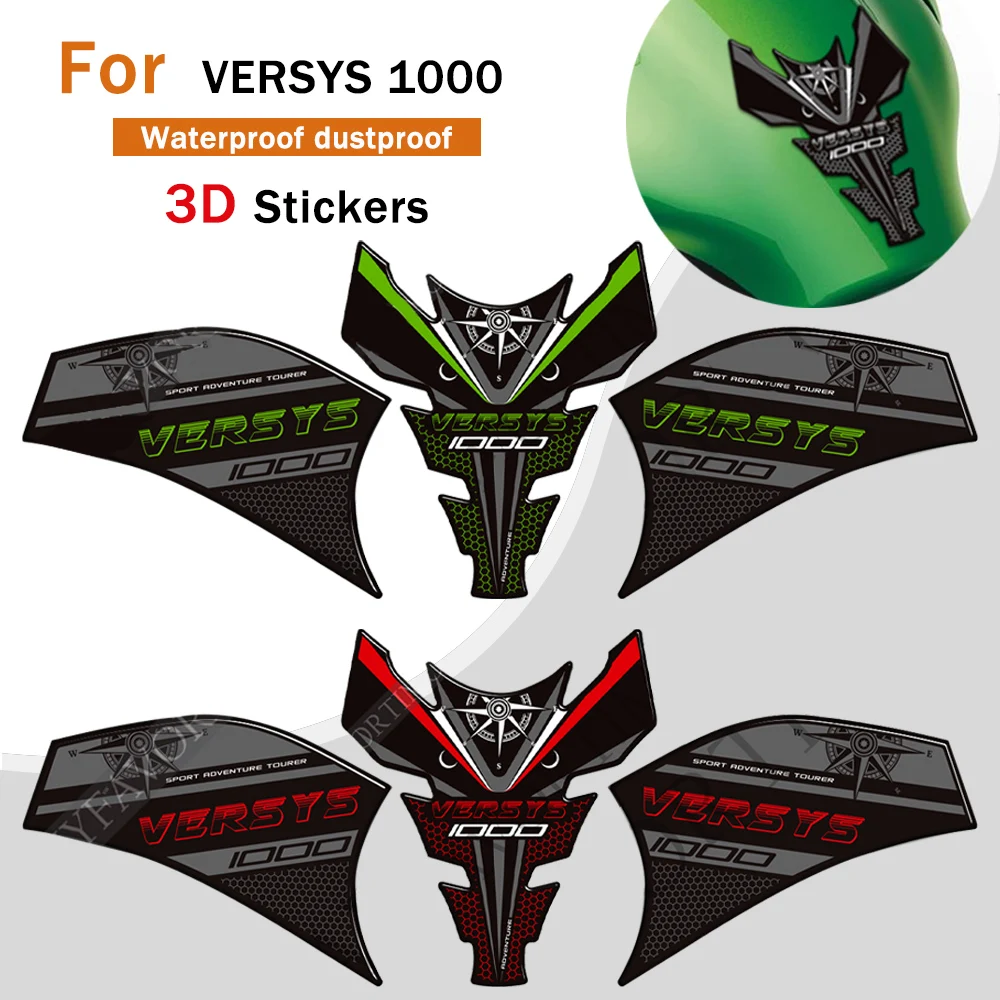 For Kawasaki VERSYS 1000 SE LT Touring 1000LT Motorcycle 3D Epoxy Resin Sticker Tank Pad Gas Tank Grips Side Stickers
For Kawasaki VERSYS 1000 SE LT Touring 1000LT Motorcycle 3D Epoxy Resin Sticker Tank Pad Gas Tank Grips Side Stickers