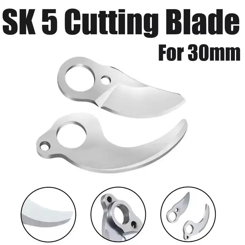 SK5 Electric Pruning Shears Blades 30mm Sharp Cutting-Blade Accessory For Pruning Branches Trees Bonsai Fruit Garden Tool
SK5 Electric Pruning Shears Blades 30mm Sharp Cutting-Blade Accessory For Pruning Branches Trees Bonsai Fruit Garden Tool