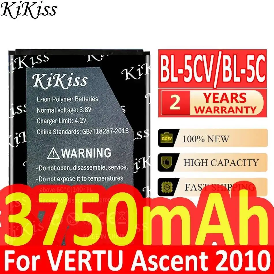 For Nokia Vertu Ascent 2010 Signature S Design X BL-5CV BL-5C 3750Mah Long Lasting Fast Charging Mobile Phone Battery
For Nokia Vertu Ascent 2010 Signature S Design X BL-5CV BL-5C 3750Mah Long Lasting Fast Charging Mobile Phone Battery