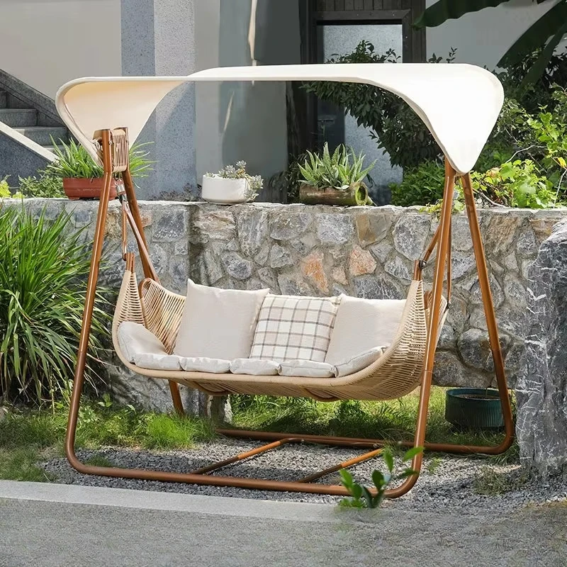 Outdoor Steel Swing Chair for Courtyard & Villa Double-Person Rocking Chair Popular Patio Hammock Garden Outdoor Furniture
Outdoor Steel Swing Chair for Courtyard & Villa Double-Person Rocking Chair Popular Patio Hammock Garden Outdoor Furniture