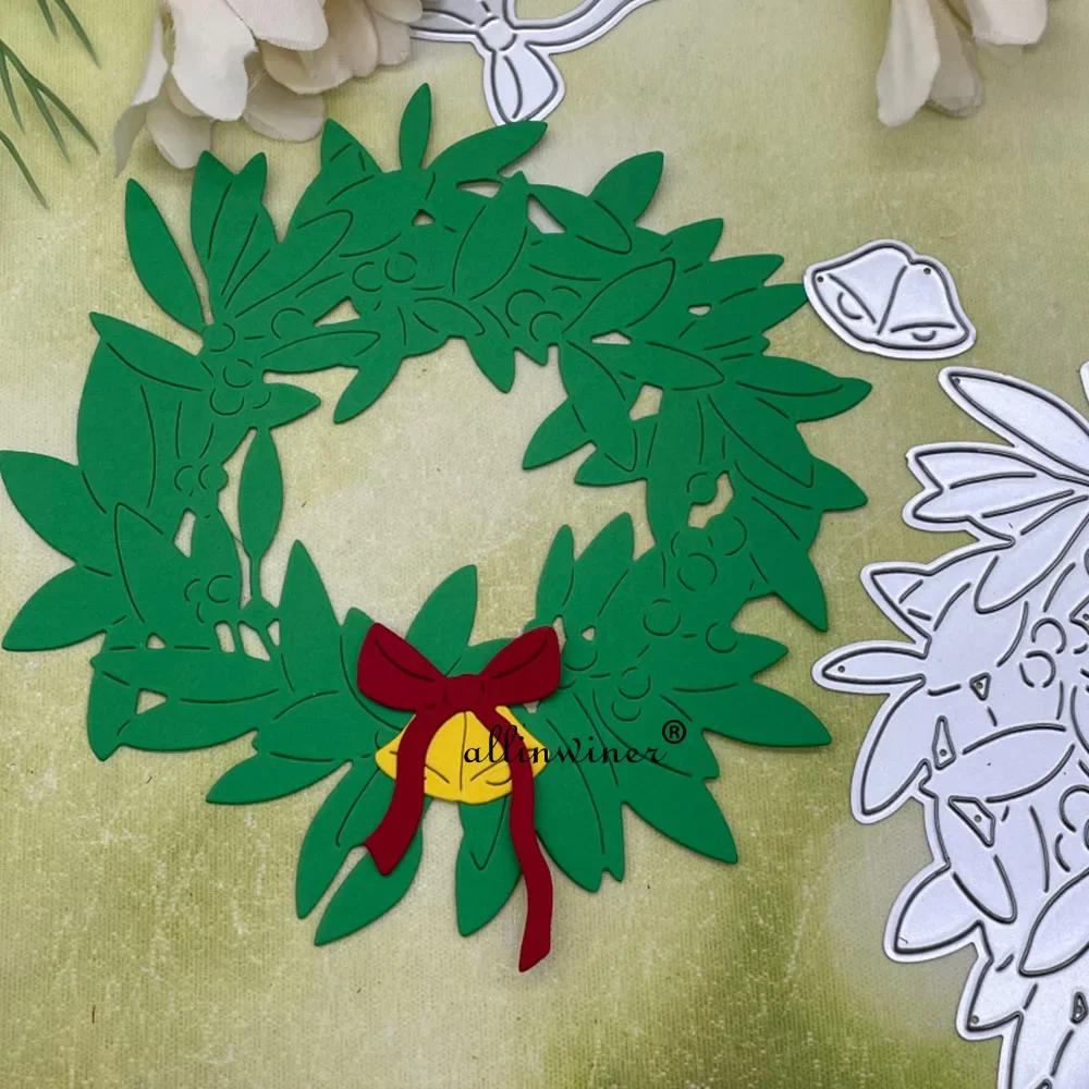 New Bow Leaf Ring decoration DIY Craft Metal Cutting Die Scrapbook Embossed Paper Card Album Craft Template Stencil Dies
New Bow Leaf Ring decoration DIY Craft Metal Cutting Die Scrapbook Embossed Paper Card Album Craft Template Stencil Dies