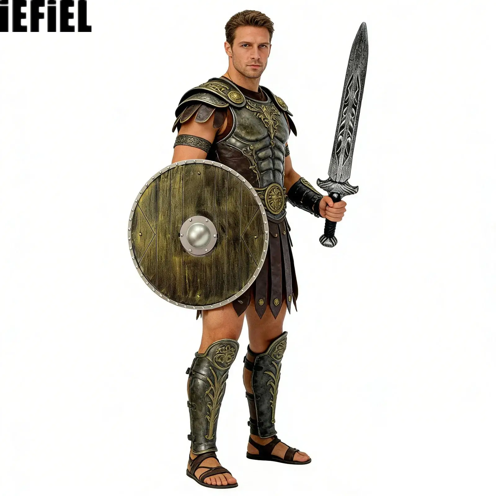 Warriors Realistic Halloween Wooden-grain Shield And Wide-sword Prop for Halloween Use Cosplay Party And Stage Performance
Warriors Realistic Halloween Wooden-grain Shield And Wide-sword Prop for Halloween Use Cosplay Party And Stage Performance