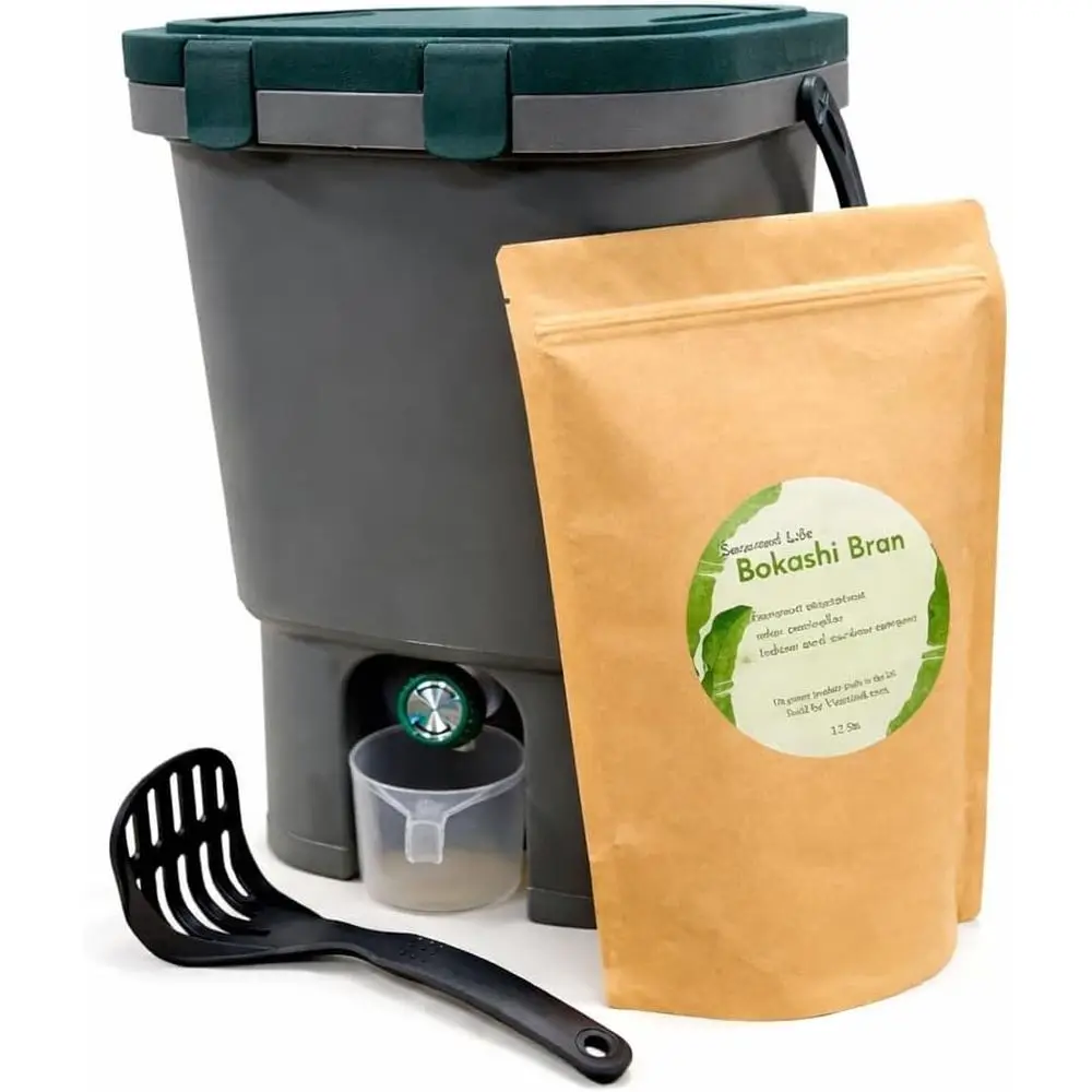 2.2 LBS High-Quality Bokashi Bran - Transform Kitchen Scraps into Rich Organic Fertilizer for Your Garden
2.2 LBS High-Quality Bokashi Bran - Transform Kitchen Scraps into Rich Organic Fertilizer for Your Garden