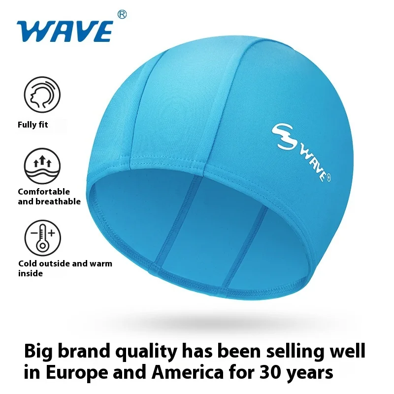 WAVE Long Hair Swimming Cap Solid Color Adult Printed Waterproof Hair Care Silicone Swim Cap for Men And Women
WAVE Long Hair Swimming Cap Solid Color Adult Printed Waterproof Hair Care Silicone Swim Cap for Men And Women