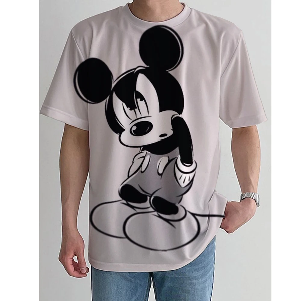 Mickey Mouse Men's T Shirt Disney Cartoon TShirts Male Summer Short Sleeve Couple T-shirt Cute Funny Tops Tee
Mickey Mouse Men's T Shirt Disney Cartoon TShirts Male Summer Short Sleeve Couple T-shirt Cute Funny Tops Tee