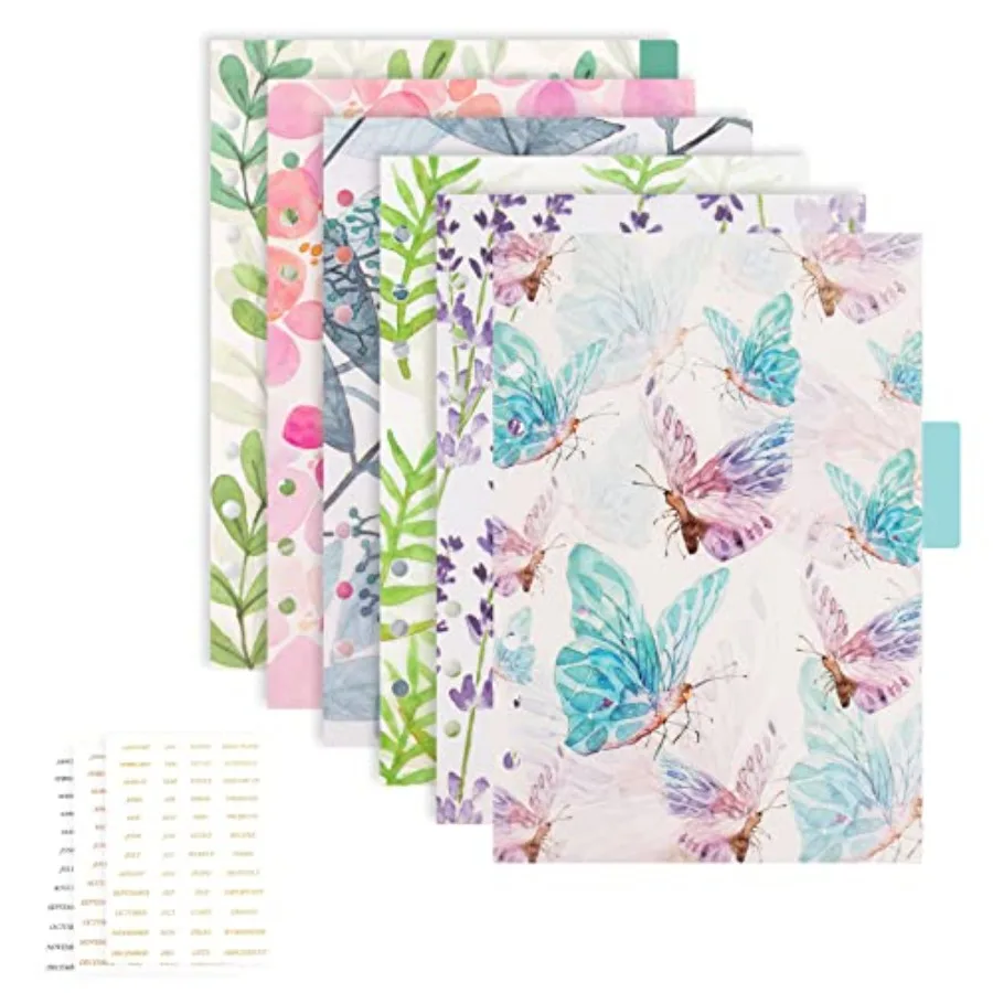 , 12 Pack Binder Index Dividers A5 Plastic Insertable Tab Divider with 3 Stickers for 6 Ring Planner Notebook Travel Diary
, 12 Pack Binder Index Dividers A5 Plastic Insertable Tab Divider with 3 Stickers for 6 Ring Planner Notebook Travel Diary