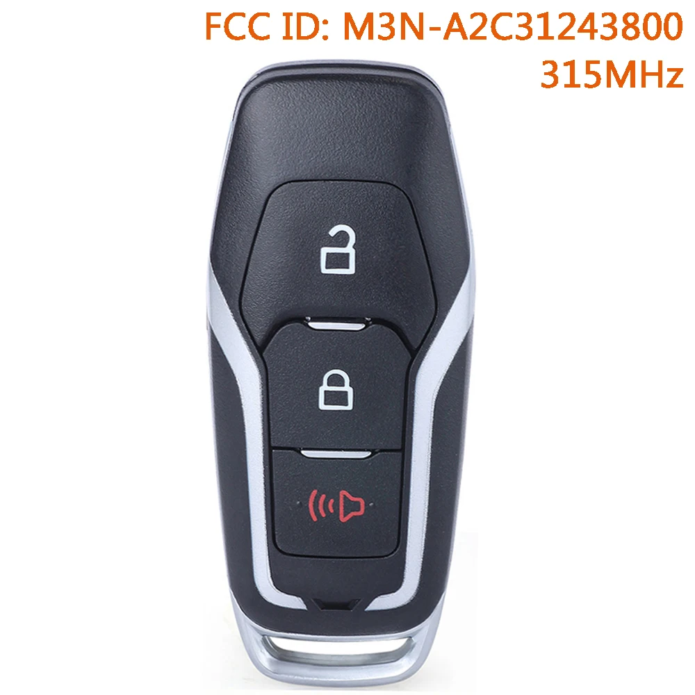 KEYECU M3N-A2C31243800 315MHz Remote Key Fob for Ford Explorer F-150 F-250 2015 2016 2017 164-R8111
KEYECU M3N-A2C31243800 315MHz Remote Key Fob for Ford Explorer F-150 F-250 2015 2016 2017 164-R8111