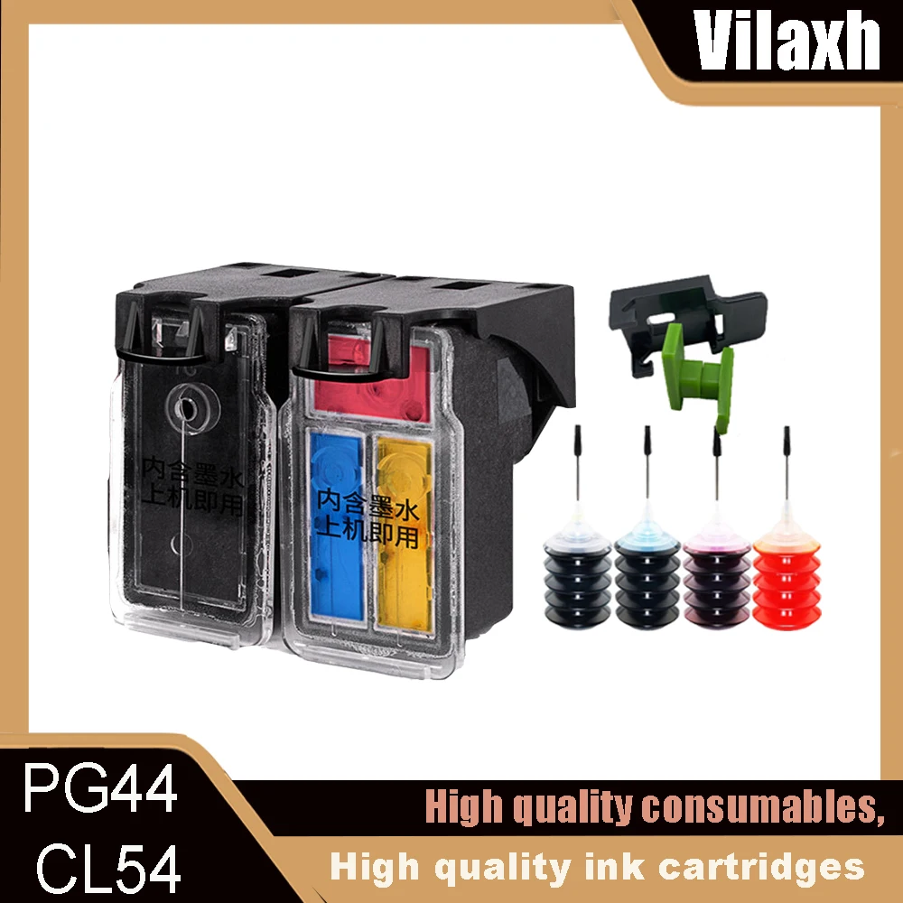 PG-44 CL54 Совместимость с Canon PG44 CL54 PG-44 Черный картридж CL-54 Цветной чернильный картридж для принтера E471 E201 E401 E402 E3110
PG-44 CL54 Совместимость с Canon PG44 CL54 PG-44 Черный картридж CL-54 Цветной чернильный картридж для принтера E471 E201 E401 E402 E3110