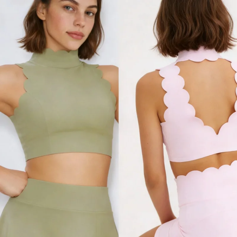 Halter Neck Sleeveless Yoga Sports Bra With Lace Thick Straps Beauty Back Pilates Fitness Running Vest Gym Clothes Woman
Halter Neck Sleeveless Yoga Sports Bra With Lace Thick Straps Beauty Back Pilates Fitness Running Vest Gym Clothes Woman