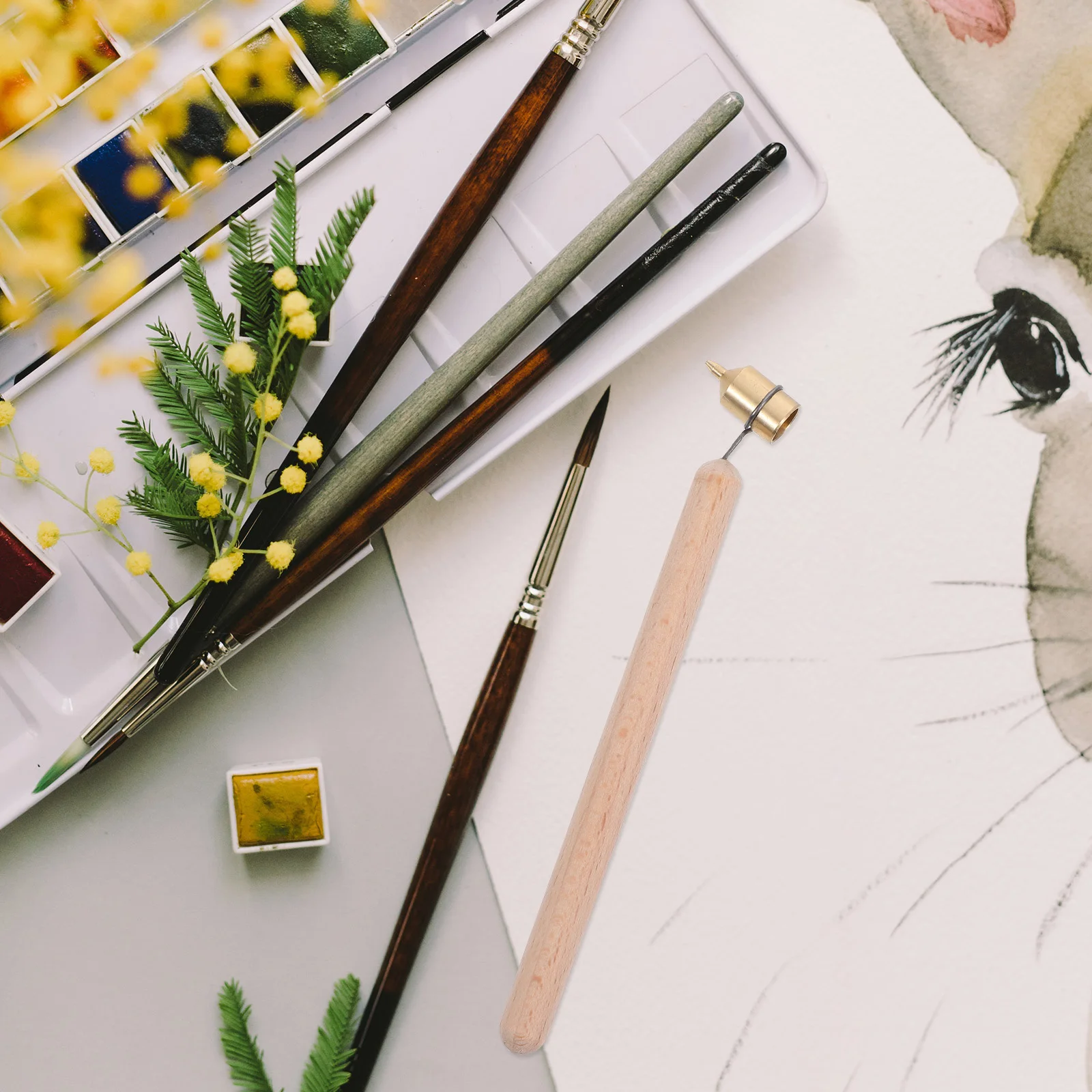 0.4Mm Fine Tip Fluid Writer Paint Applicator Pen Ceramic Underglaze Detailing Masking Fluid Pen For Artists Glass Decoration
0.4Mm Fine Tip Fluid Writer Paint Applicator Pen Ceramic Underglaze Detailing Masking Fluid Pen For Artists Glass Decoration