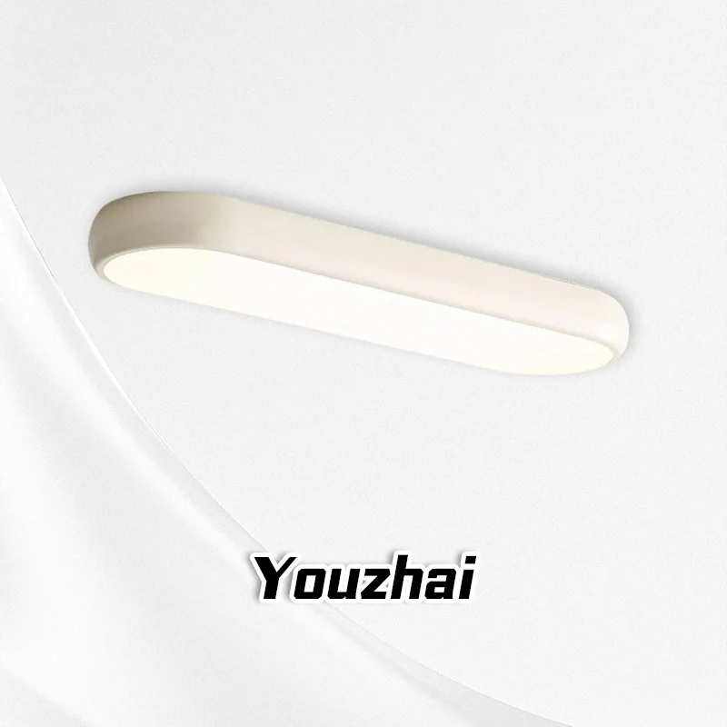 Nordic modern minimalist LED balcony ceiling light cream coat hat room corridor long strip light
Nordic modern minimalist LED balcony ceiling light cream coat hat room corridor long strip light
