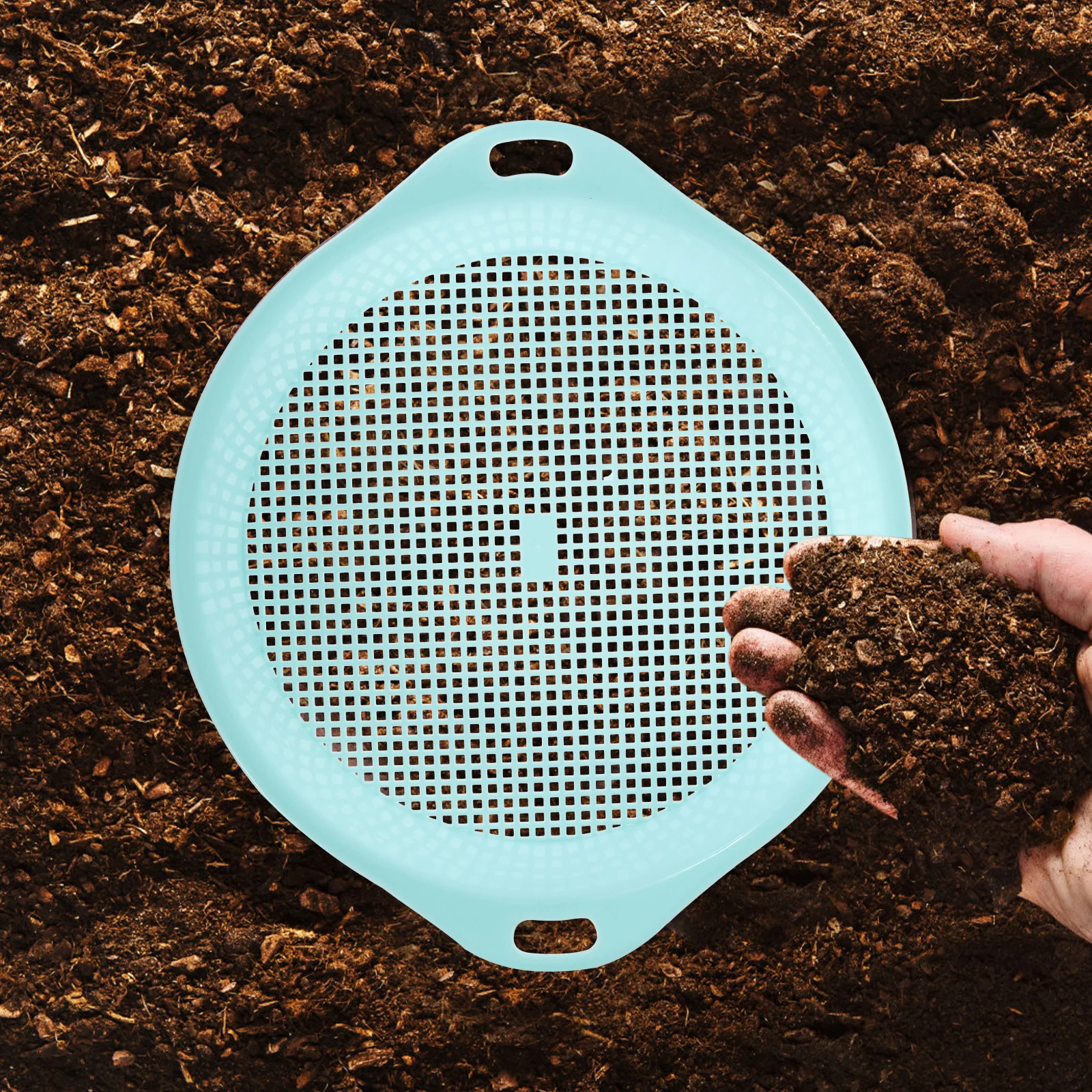 4pcs Plastic Plastic Sieve Heavy Duty Garden Tool Lightweight Durable Mesh Soil Sifter Mini Garden Accessories
4pcs Plastic Plastic Sieve Heavy Duty Garden Tool Lightweight Durable Mesh Soil Sifter Mini Garden Accessories