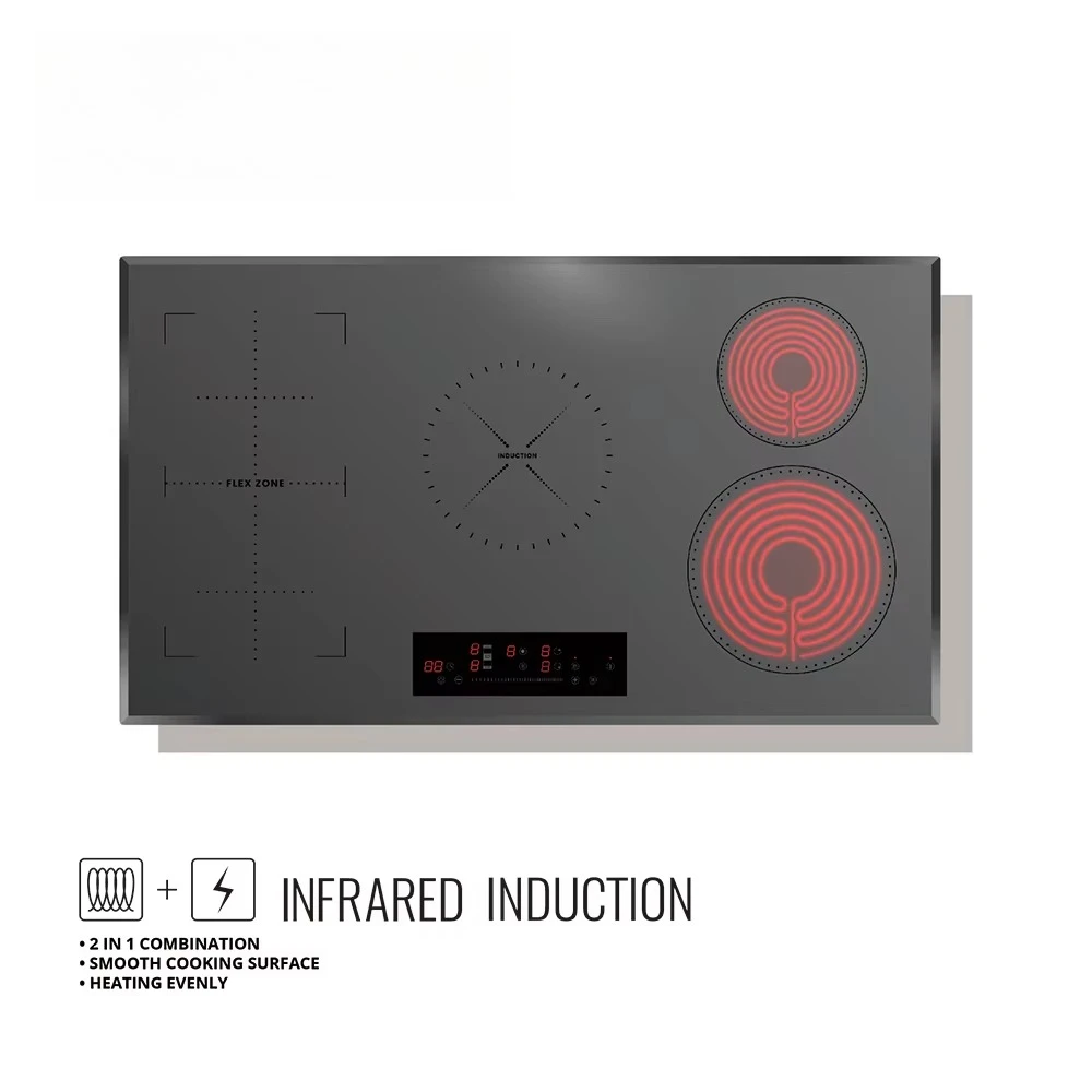 High-End Half Bridge Mainboard Hybrid Cooker Durable 5-Burner Induction Cooktop Quality Built-Electric Product
High-End Half Bridge Mainboard Hybrid Cooker Durable 5-Burner Induction Cooktop Quality Built-Electric Product