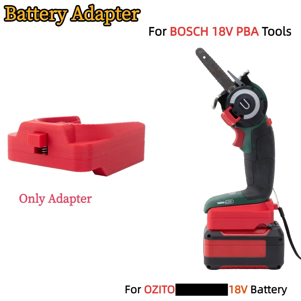 Power Tools Battery Adapter for OZITO 18V Li-ion Battery To BOSCH 18V PBA Cordless Tools(Only Adapter)
Power Tools Battery Adapter for OZITO 18V Li-ion Battery To BOSCH 18V PBA Cordless Tools(Only Adapter)