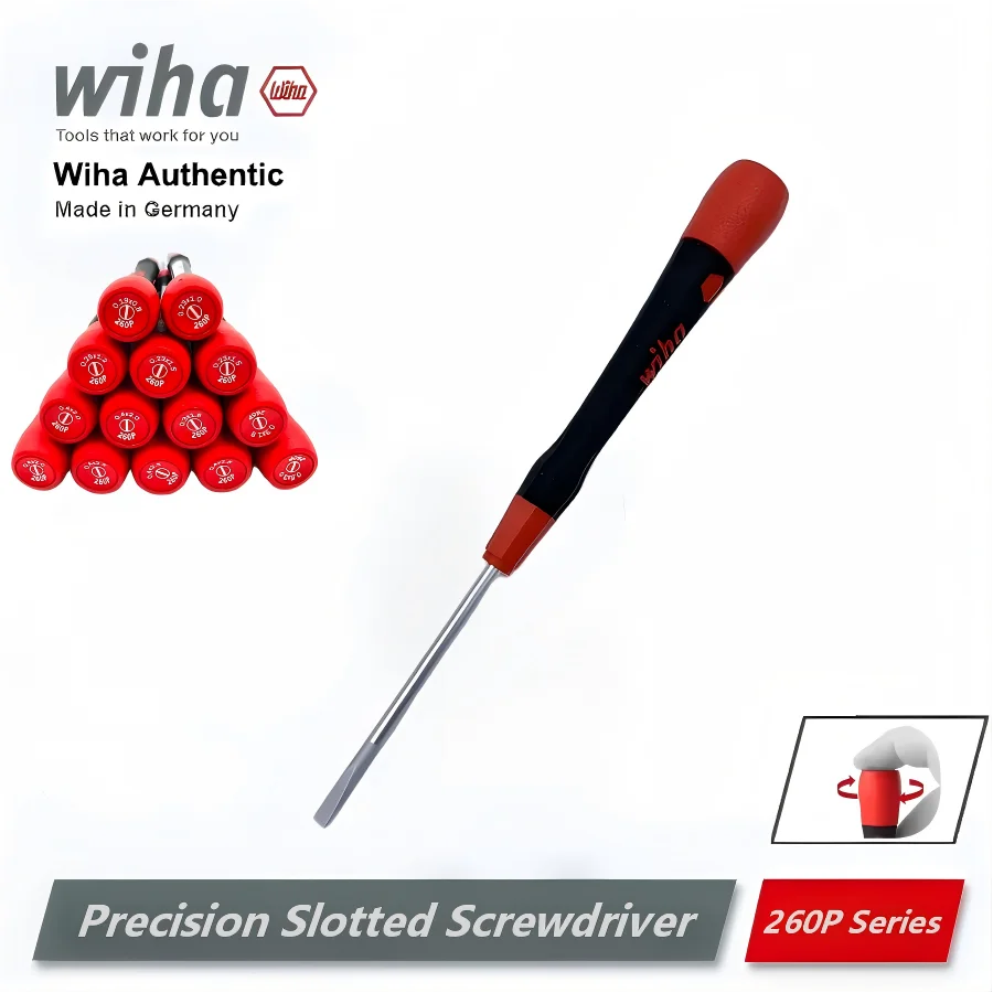 WIHA 260P Series PicoFinish Precision Slotted Screwdriver for Watches Eyewear Electronics Computer Small Repairs
WIHA 260P Series PicoFinish Precision Slotted Screwdriver for Watches Eyewear Electronics Computer Small Repairs