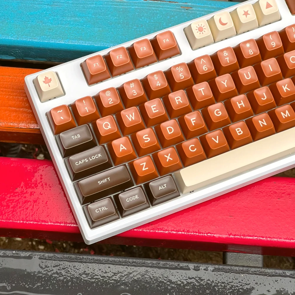 173 Key Rich Coffee Full Set Keycaps ABS Personalized Keycap Set Suitable for MX Switch Mechanical Keyboard 61/75/84/96/104
173 Key Rich Coffee Full Set Keycaps ABS Personalized Keycap Set Suitable for MX Switch Mechanical Keyboard 61/75/84/96/104