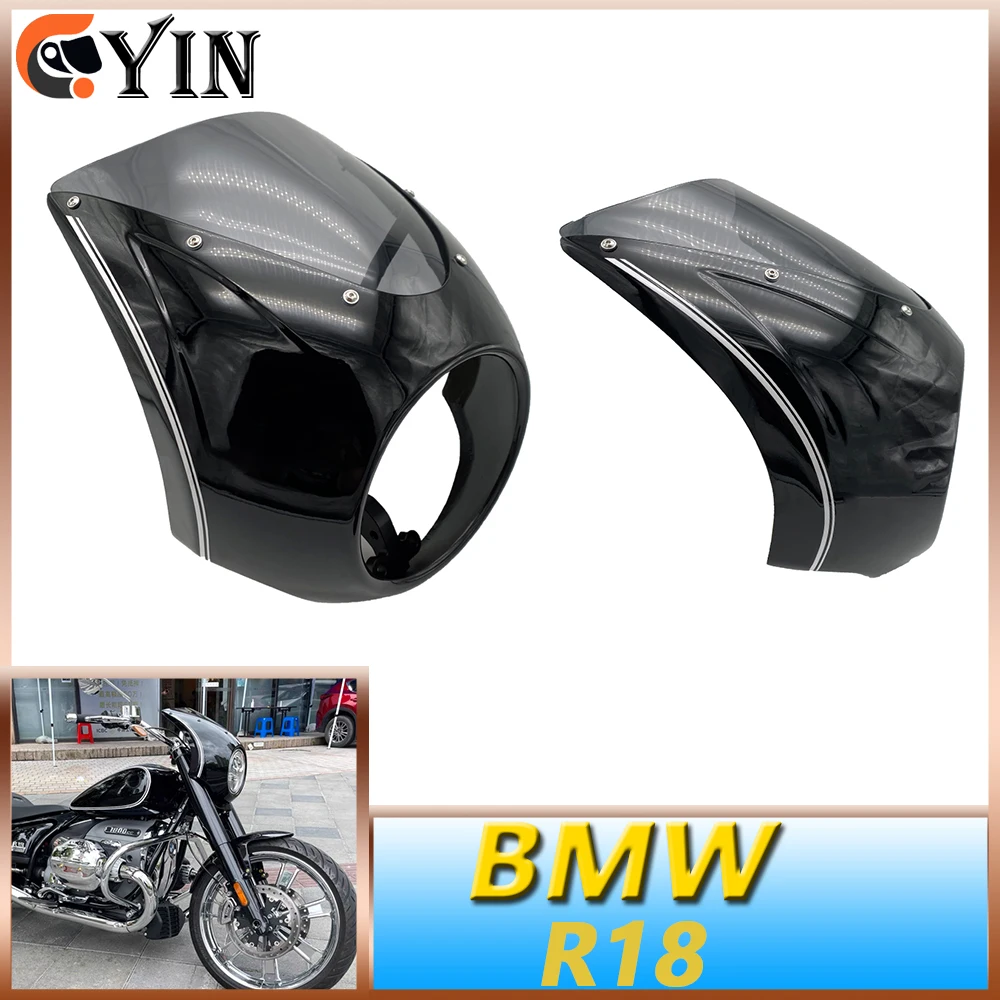 Обтекатель передней фары для Мотоцикла BMW R18 100 Years R 18 Classic 2020-2023, лобовое стекло из АБС-пластика
Обтекатель передней фары для Мотоцикла BMW R18 100 Years R 18 Classic 2020-2023, лобовое стекло из АБС-пластика