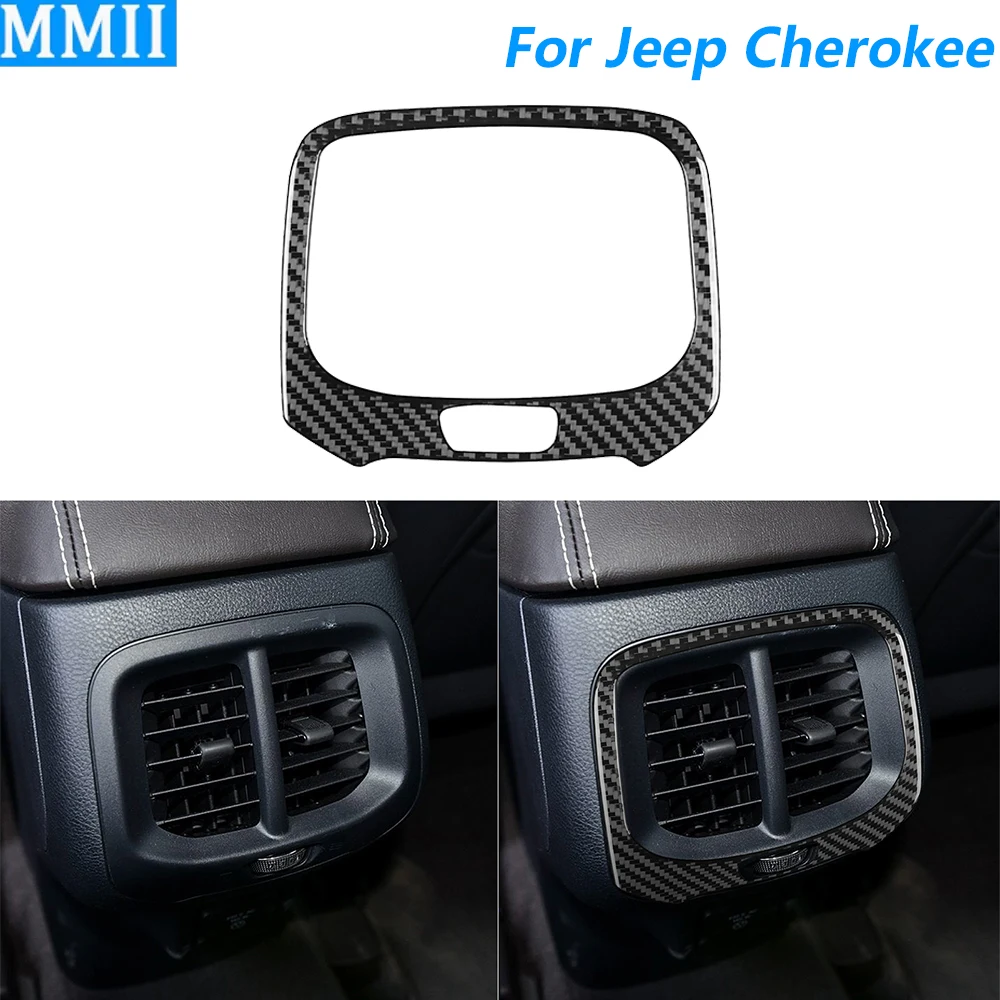 For Jeep Cherokee 2014-2018 Carbon Fiber Rear AC Air conditioning Vent Panel Decorative Cover Car Accessories Decoration Sticker
For Jeep Cherokee 2014-2018 Carbon Fiber Rear AC Air conditioning Vent Panel Decorative Cover Car Accessories Decoration Sticker