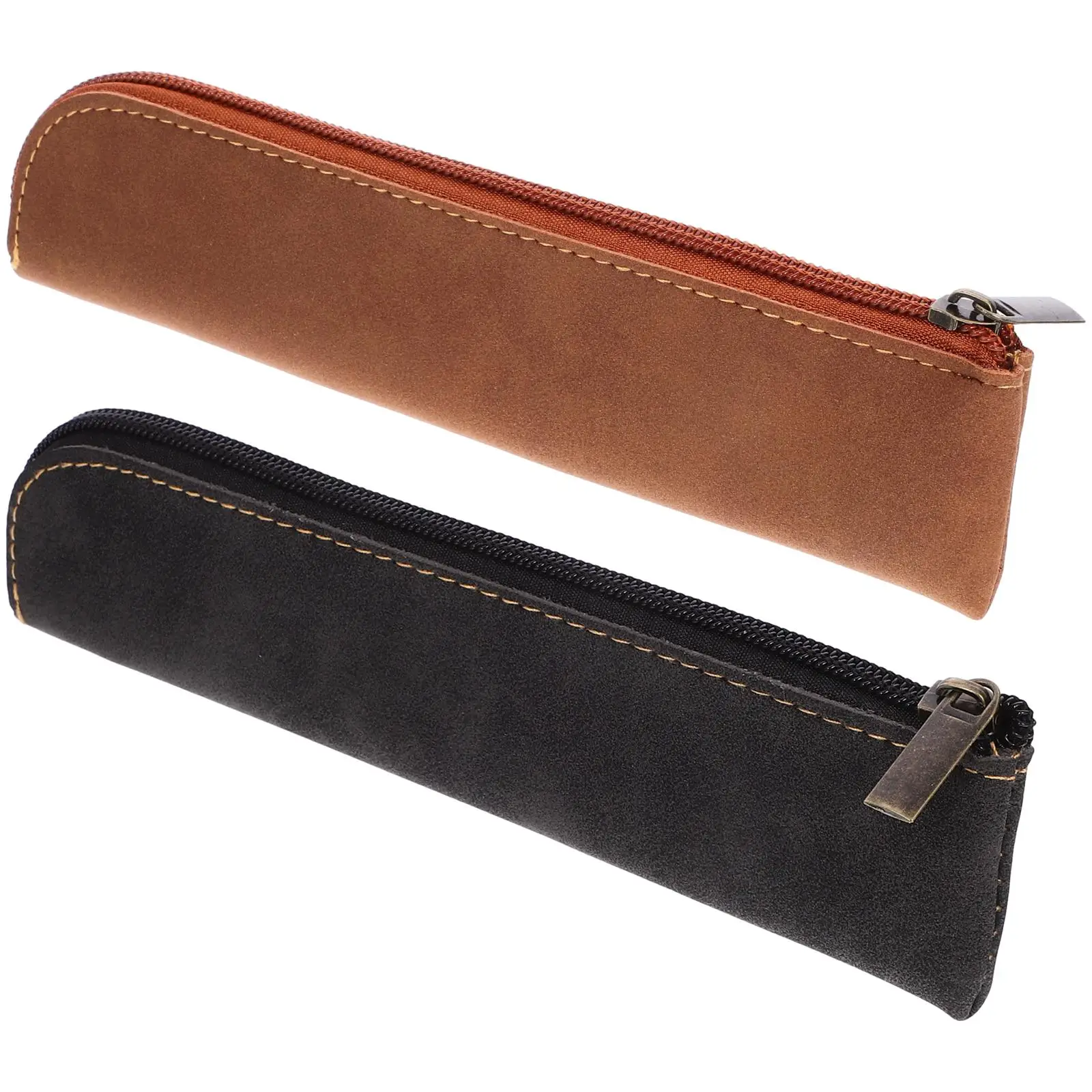 2 Pcs PU Thick Zipper Pen Cases for Girls Makeup Organizer Travel Storage Box Cute Slim Pencil Bags
2 Pcs PU Thick Zipper Pen Cases for Girls Makeup Organizer Travel Storage Box Cute Slim Pencil Bags