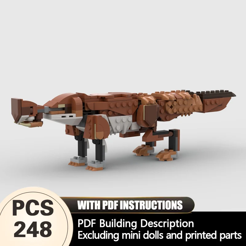 Creators Animal Series Model MOC Building Bricks Thick-headed Dog Drake Modular Technology Gifts Holiday Assemble Children Toys
Creators Animal Series Model MOC Building Bricks Thick-headed Dog Drake Modular Technology Gifts Holiday Assemble Children Toys