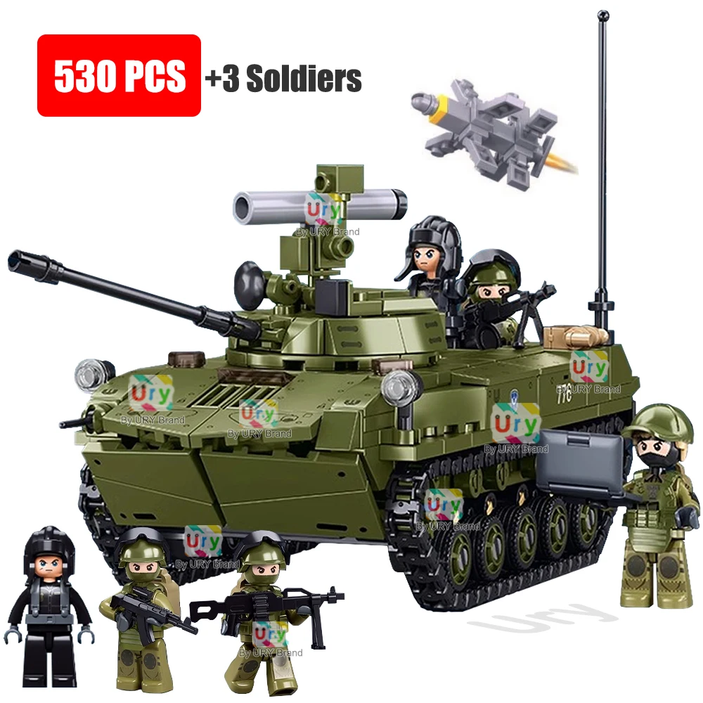 Sluban 2in1 Военный WW2 Основная боевая артешеница Танк BMD-2S Армейская машина Модель оружия Кирпичи Строительные блоки Игрушки для подарка детям
Sluban 2in1 Военный WW2 Основная боевая артешеница Танк BMD-2S Армейская машина Модель оружия Кирпичи Строительные блоки Игрушки для подарка детям
