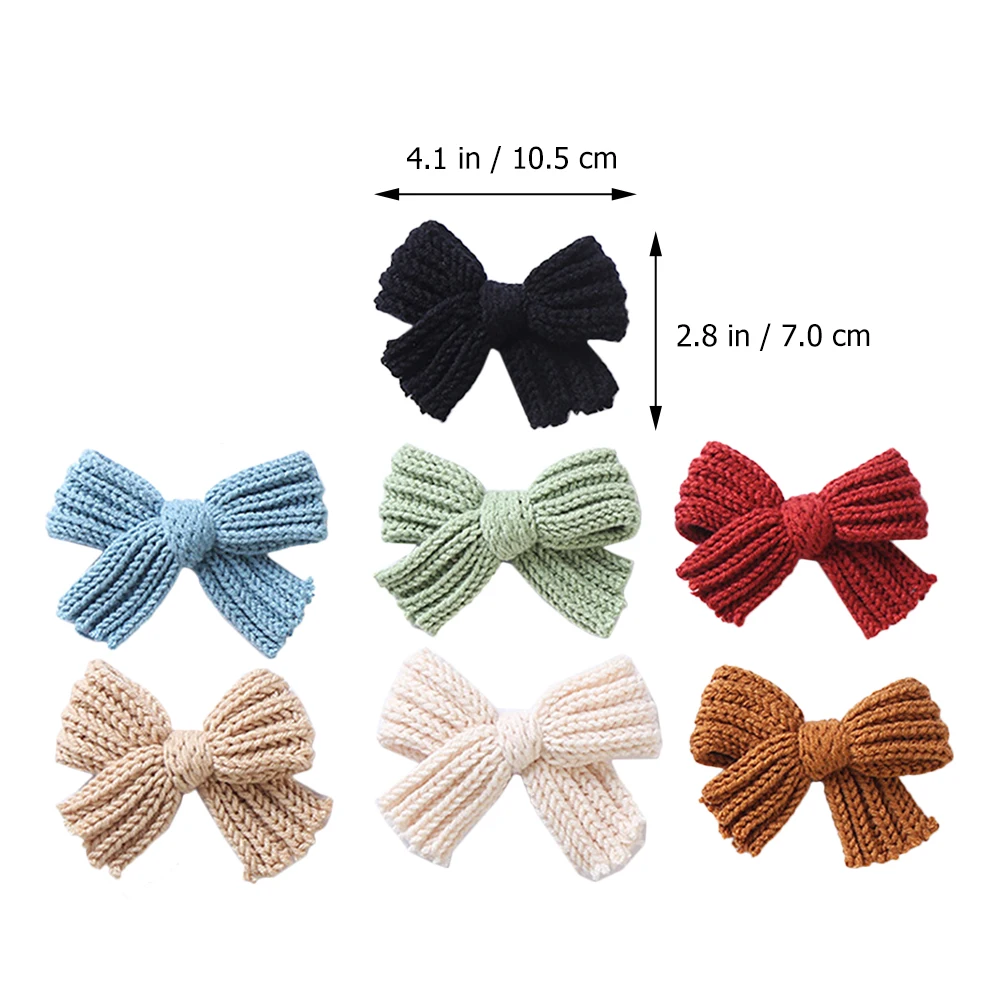 7pcs Bow Clips for Girls Kids Wool Child Barrette Bowknot Curls Fashion Accessories Birthday Hair Bow Party Gift
7pcs Bow Clips for Girls Kids Wool Child Barrette Bowknot Curls Fashion Accessories Birthday Hair Bow Party Gift