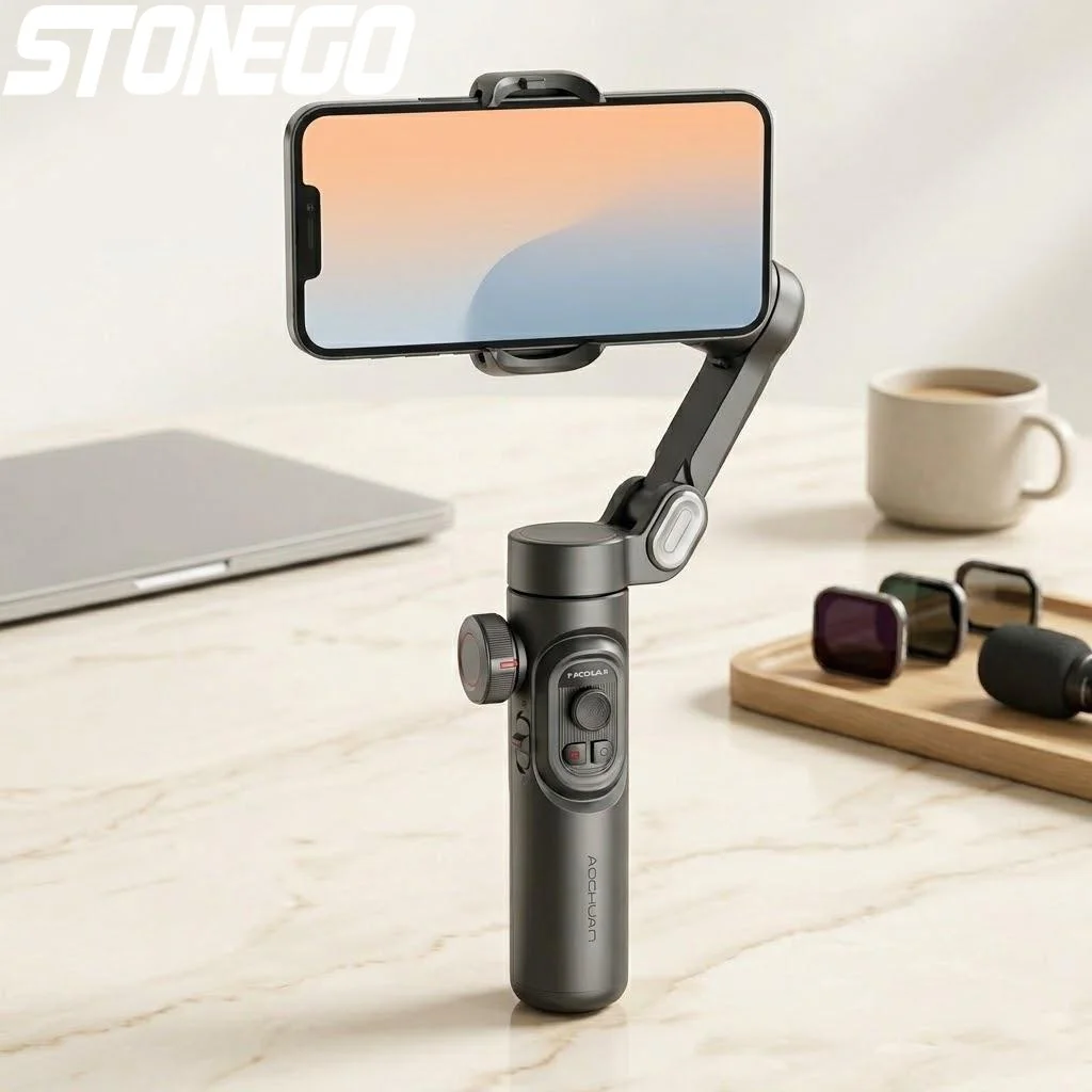 3 Axis Handheld Gimbal Stabilizer Anti Shake Selfie Stick Face Tracking Smartphone iPhone Android Compatible
3 Axis Handheld Gimbal Stabilizer Anti Shake Selfie Stick Face Tracking Smartphone iPhone Android Compatible
