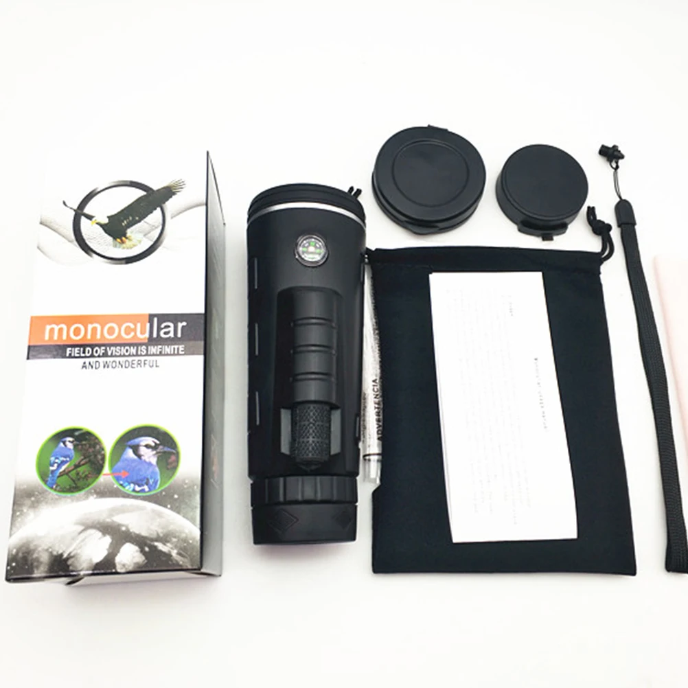 1 set High Monocular Telescope with Glass Lens for Hiking Bird Watching Hunting Camping Outdoor Sport Sightseeing
1 set High Monocular Telescope with Glass Lens for Hiking Bird Watching Hunting Camping Outdoor Sport Sightseeing