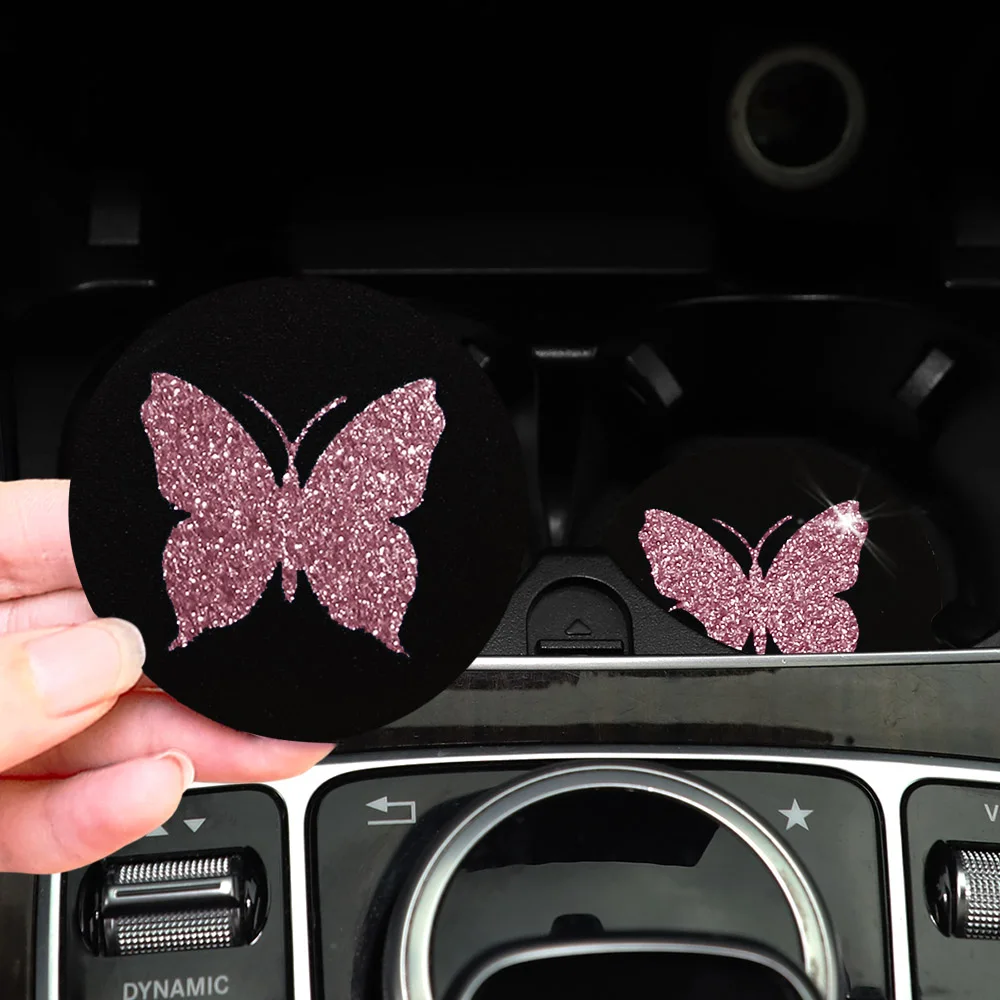 Автомобильные подставки для воды Flash Butterfly, блестящий нескользящий коврик, пара внутренних аксессуаров для женщин, блестящие автомобильные подставки
Автомобильные подставки для воды Flash Butterfly, блестящий нескользящий коврик, пара внутренних аксессуаров для женщин, блестящие автомобильные подставки