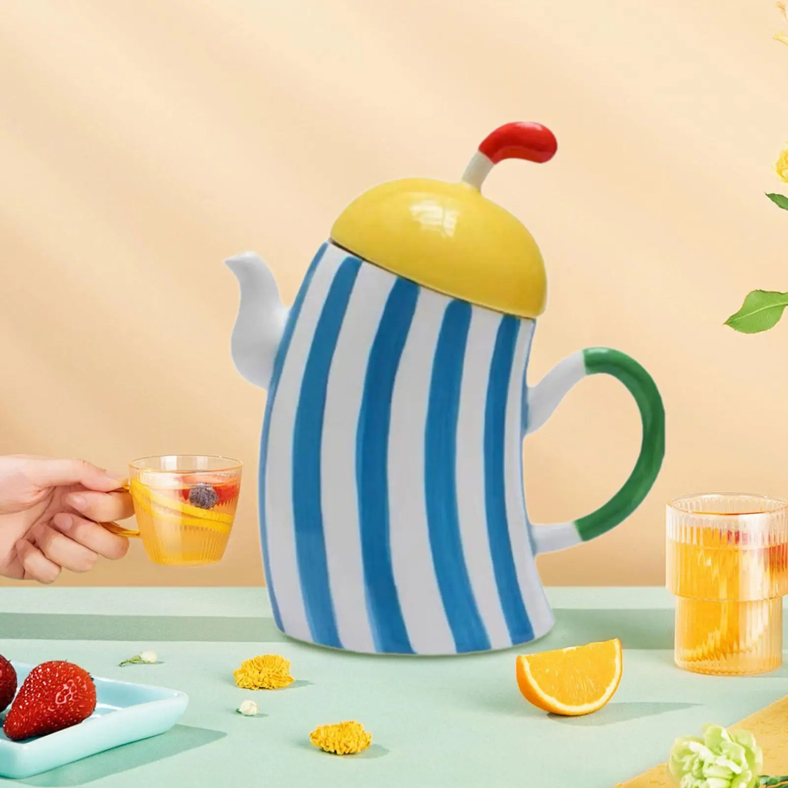 Porcelain 800ml Photo Prop Table Centerpieces Handcrafted Ornament Teakettle Coffee Pot for Bar Kitchen Home Restaurant Hotel
Porcelain 800ml Photo Prop Table Centerpieces Handcrafted Ornament Teakettle Coffee Pot for Bar Kitchen Home Restaurant Hotel