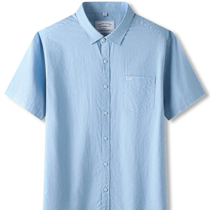 8XL Summer Sale 100% Cotton Shirts for Men Plus Size 's Short Sleeved Oversize Loose Casual Striped Camisa FC
8XL Summer Sale 100% Cotton Shirts for Men Plus Size 's Short Sleeved Oversize Loose Casual Striped Camisa FC