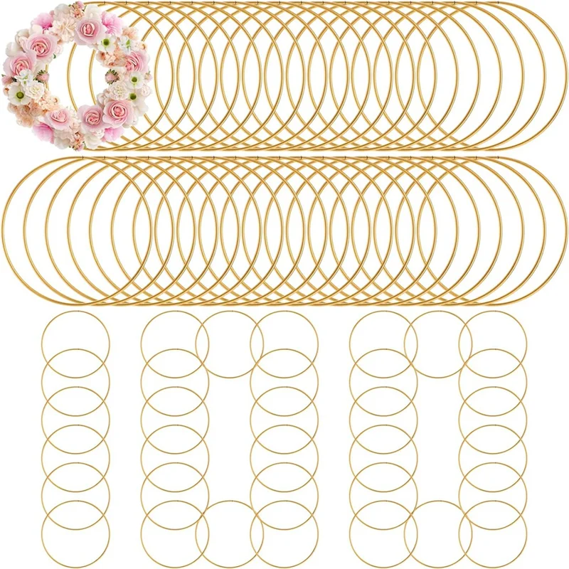 ABFI 100 Pcs Metal Rings For Crafts Macrame For DIY For Crafts Dream Catcher Supplies Gold Hoops Wedding Table Decor Wall Hangin
ABFI 100 Pcs Metal Rings For Crafts Macrame For DIY For Crafts Dream Catcher Supplies Gold Hoops Wedding Table Decor Wall Hangin