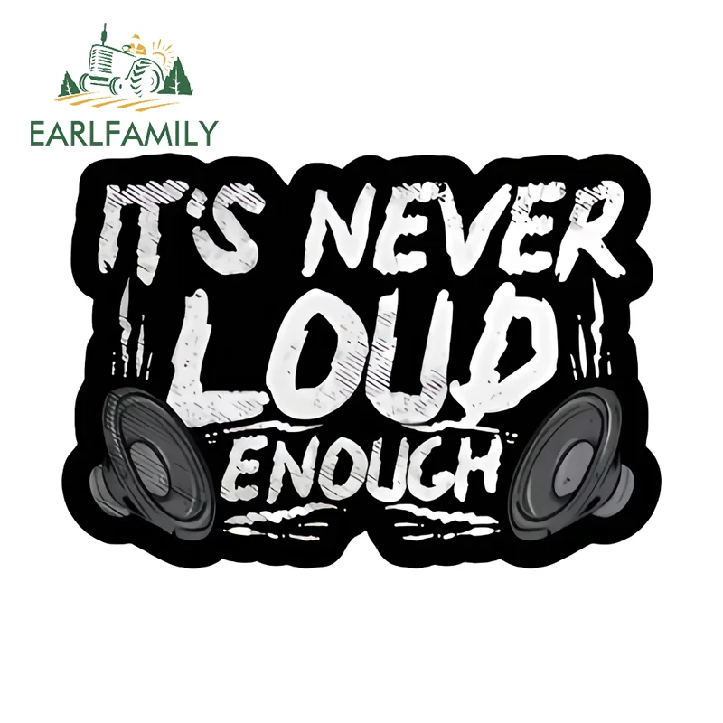 EARLFAMILY It's Never Loud Enough Text Stickers DIY Custom Printing Vehicle Decal Scratch-Proof PVC Occlusion Scratch Decals
EARLFAMILY It's Never Loud Enough Text Stickers DIY Custom Printing Vehicle Decal Scratch-Proof PVC Occlusion Scratch Decals