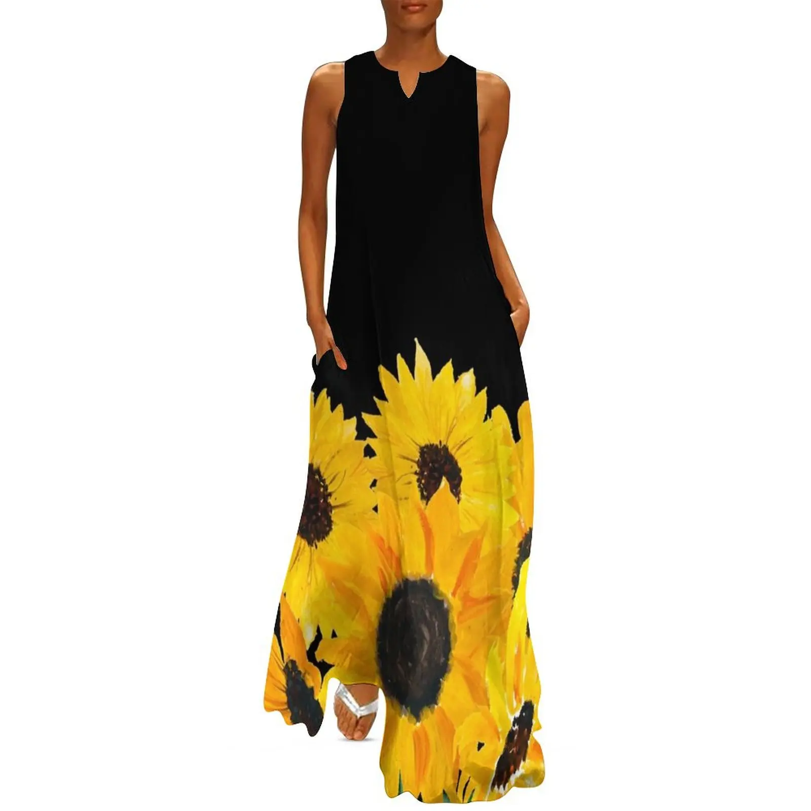 Painted sunflower bouquet Long Dress summer dresses womens 2025 luxury evening dresses for women 2025 Female dress Dress
Painted sunflower bouquet Long Dress summer dresses womens 2025 luxury evening dresses for women 2025 Female dress Dress