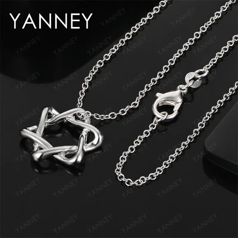 925 Sterling Silver 16-30 Inch Women's Star Necklace Beautiful Party Gift Exquisite Fashion Elegant Wedding
925 Sterling Silver 16-30 Inch Women's Star Necklace Beautiful Party Gift Exquisite Fashion Elegant Wedding